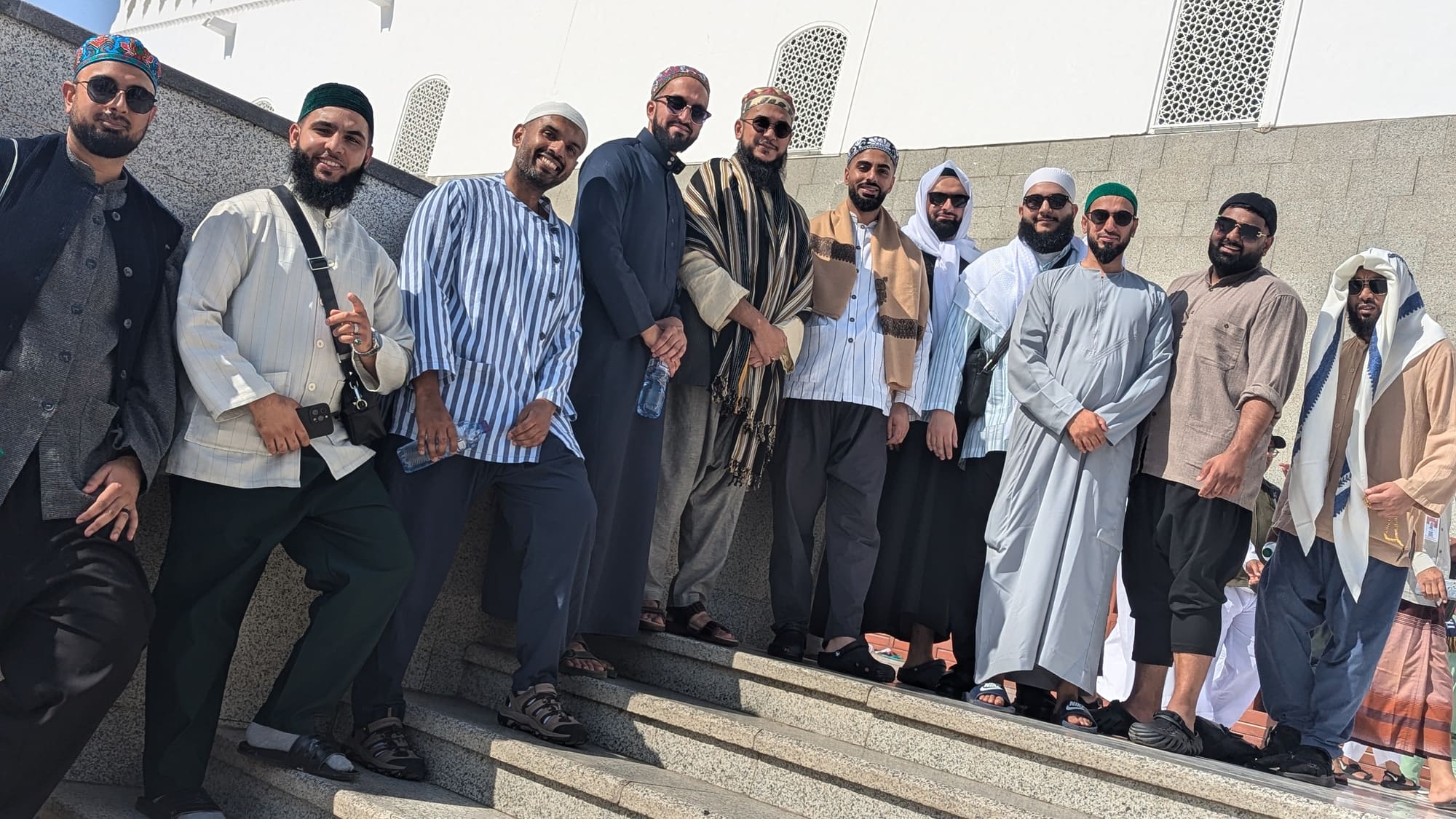 Brothers from the dergah together on Umrah.