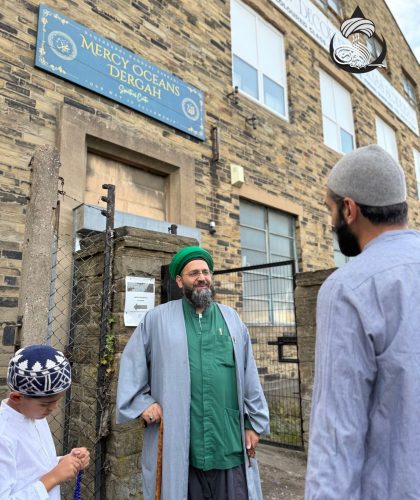 Shaykh Ali El Sayed outside Mercy Oceans Dergah